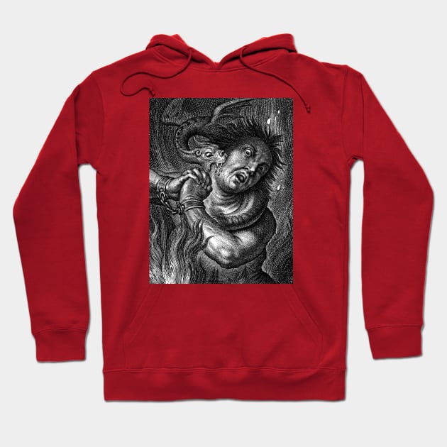 DEMON BITE B&W Hoodie by AtomicMadhouse